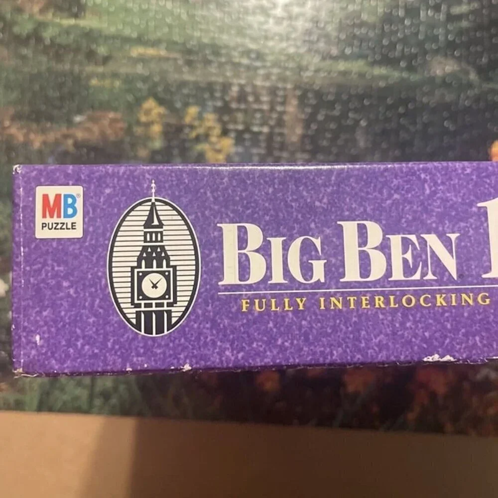 2001 Milton Bradley Big Ben 1000 Piece Puzzle Sandringham House, Norfolk England